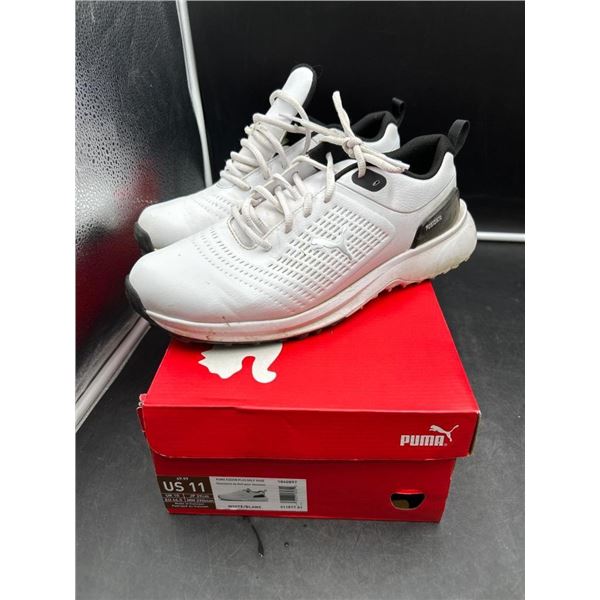 Puma Fusion Plus Golf Shoe, US Size 11, White Mens
