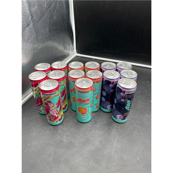Lot of 15 Alani Energy Drinks, 355 mL, Mixed Flavors