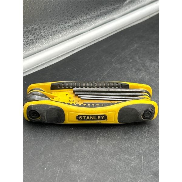 Stanley Folding Hex Key Set with Metric Sizes