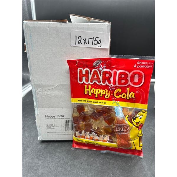 Haribo Happy Cola Gummy Candy, 12 Packs of 175g Each