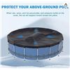 Image 2 : HOXHA Pool Pillow for Above Ground Pool, 4 × 8 FT Pool Cover Pillow for Closing Winter, Cold Resista