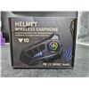 Image 2 : V10 Helmet Wireless Earphone With Noise Reduction and Waterproof Features