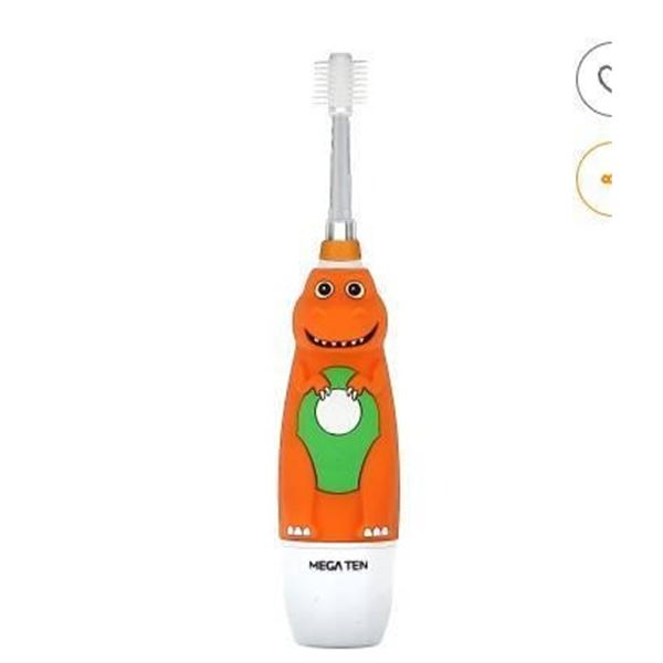 Brilliant Big Kids Sonic Toothbrush by Mega Ten, Ages 5+