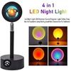 Image 1 : Sunset Lamp with Adjustable Colors and USB Connection