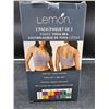 Image 2 : Lemon 2-Pack Ribbed Yoga Bra With Crossback Design, Size M