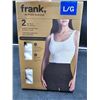Image 1 : Frank And Oak Ladies’ Smoothing Contour Tank L/G, 2 per Pack