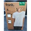Image 1 : Frank by Frank And Oak Ladies’ Crew Neck T-Shirt 4-Pack XL Size