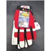 Image 1 : Watson Gloves ‘The Knockout’ Co-op Red and White Work Gloves XL