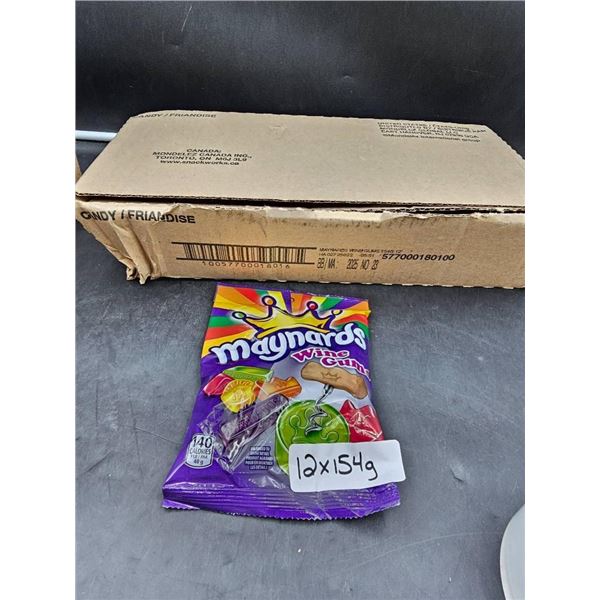 Maynards Wine Gums 12x154g Assorted Fruit Flavored Candy