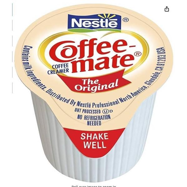 Nestle Coffee-Mate Coffee Whitener, 180 x 11ml Portions, Original