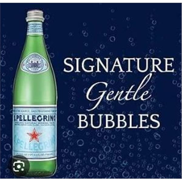 San Pellegrino Natural Mineral Water 15x750ml Glass Bottles