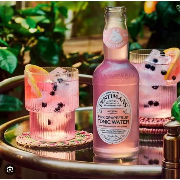 Fentimans Ltd Pink Grapefruit Tonic Water 8 x 500ml Bottles