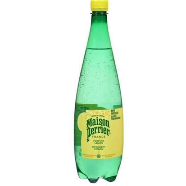 Maison Perrier Lemon Sparkling Water, 12 x 1L Bottles