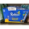 Image 2 : Rubicon Exotic Sparkling Mango Beverage, 12 x 355ml