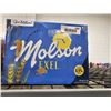 Image 2 : Molson Exel Lager 12-Pack 355ml with 0.5 Percent Alcohol Content