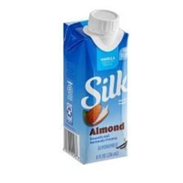 Silk 18 x 236 mL Almond Vanilla Milk Alternative