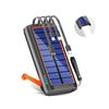 Image 1 : Solar Charger Power Bank 61200mAh, Built in Hand Crank and 4 Cables PD 15W QC3.0 Fast Charging, Type