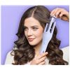 Image 1 : 2-in-1 Automatic Hair Curler with LCD Display and Rotation Function