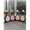 Image 1 : Set of 4 Nutty Club Pancake Syrup Bottles, 750ml Each