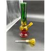 Image 2 : Multicolor Glass Water Pipe With Removable Bowl and Diffuser Downstem
