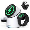 Image 1 : ZEEHOO 3 in 1 Charging Station for Apple Devices, CylinTrick-R Mag-Safe Charger Stand, Qi2 15W Auto-