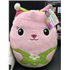 Image 2 : Set of 3 Squishmallows Cat Plush Toys Featuring Floral Designs