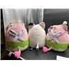 Image 4 : Set of 3 Squishmallows Cat Plush Toys Featuring Floral Designs