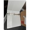 Image 2 : Lot of 4 Oxford 3-Ring White Binders