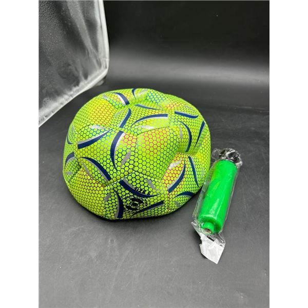 Size 5 Soccer Ball with Pump and Needle Accessory