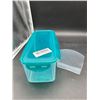 Image 1 : Lock & Lock 5L / 169oz / 5.3qt Storage Container / Bread Keeper With Blue Lid