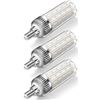 Image 1 : LED E12 25W Corn Light Bulbs, 2700K, 3-Pack