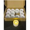 Image 1 : Battery-Powered Flameless LED Tea Lights Set of 12