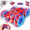 Image 1 : Spider Remote Control Cars for Kids, RC Stunt Car with Light Strip