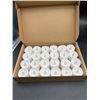 Image 2 : Set Of 24 Battery-Powered LED Flickering Tea Light Candles
