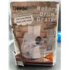 Image 4 : Geedel  Kitchen Cheese Grater, Rotary Mandoline Vegetable Slicer with Interchangeable Blades, Easy t