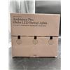Image 2 : Brightech Ambience Pro Globe LED String Lights, Black Wire, 26 Ft