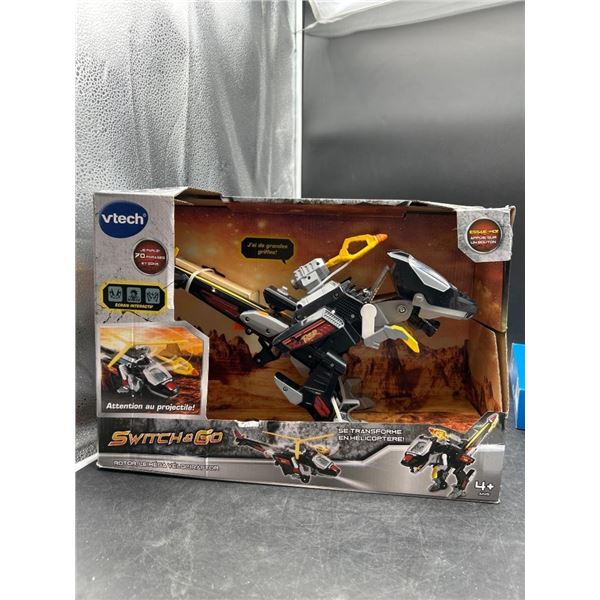 VTech Switch & Go Dino Helicopter and Velociraptor Transforming Toy