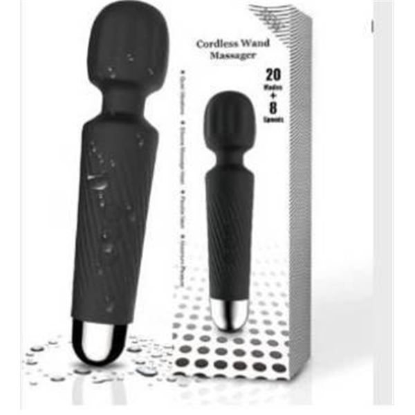 Mini Hand Held Personal Massager USB Charging Cordless Waterproof 8 Speeds and 20 Modes