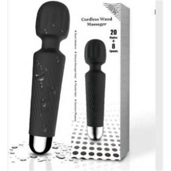 Mini Hand Held Personal Massager USB Charging Cordless Waterproof 8 Speeds and 20 Modes