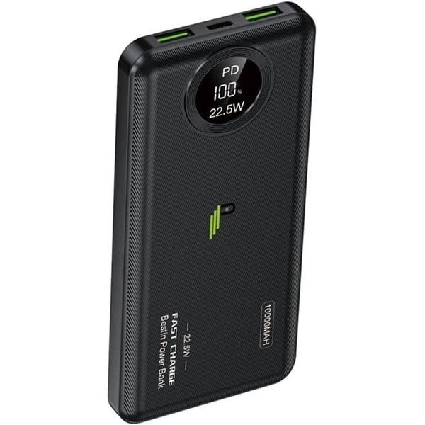 BESTIN POWER10000mAh Power Bank, Slim, Fast Charging, 22.5W Output Includes 1 metre Fast Charge Brai