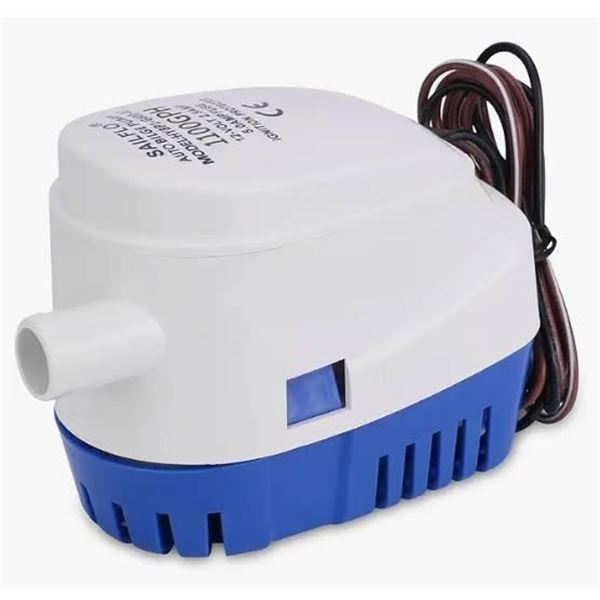 Bilge Pump Automatic 12v Pump for Boat 1100 GPH with Float Switch 12 Volt DC All-in-one Marine Subme