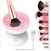 Image 1 : Electric Makeup Brush Cleaner, Washing Automatic Pink Machine For All Size Cosmetic Brushes Spinner 