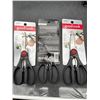 Image 2 : Set of 3 Good Cook Kitchen Shears with Stainless Steel Blades