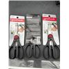 Image 2 : Set of 3 Good Cook Kitchen Shears with Stainless Steel Blades