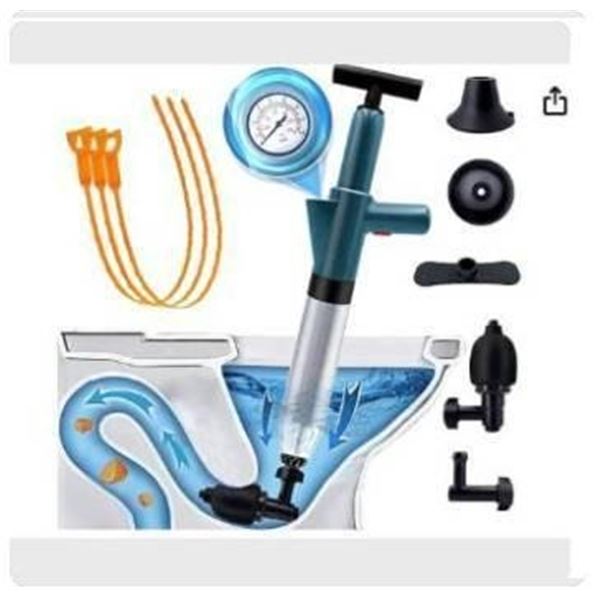 Mogenkailong Toilet Plunger Air Drain Blaster: Power Air Plunger for Toilet, Speetop High Pressure D