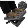 Image 1 : Mind Reader Rest, Ergonomic Foot, Pressure Relief for Comfort, Back, and Body, 3 Height, Black