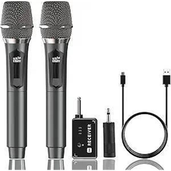 Wireless Recording Vocal Microphone Set with Accessories
