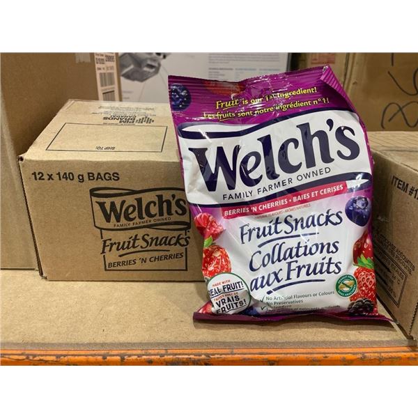 Welch’s Fruit Snacks Berries ‘N Cherries 12 x 140g Bags