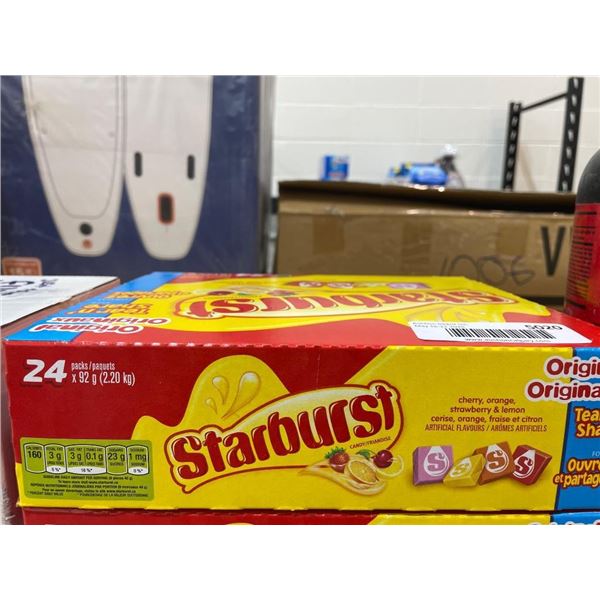 Starburst Fruit Chews 24 Count Pack – Cherry, Orange, Strawberry, Lemon Flavors