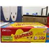 Image 1 : Starburst Fruit Chews 24 Count Pack – Cherry, Orange, Strawberry, Lemon Flavors